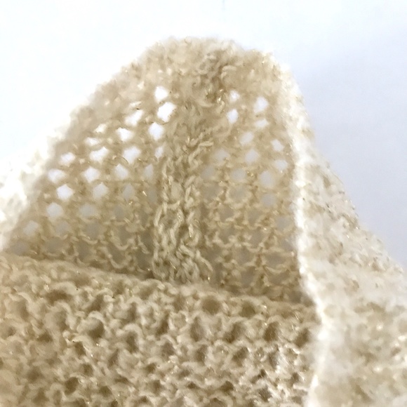 Cream Boot Stockings/Socks Open Knit Pattern - Picture 5 of 5